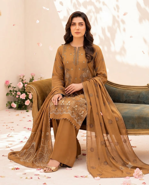 Premium Fully Embroidered Viscose Suit | Vol-744 Mayal