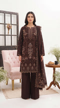 Premium Double-Head Sequence Embroidered Winter Dhanak Suit | Vol-745 Mah Rukh